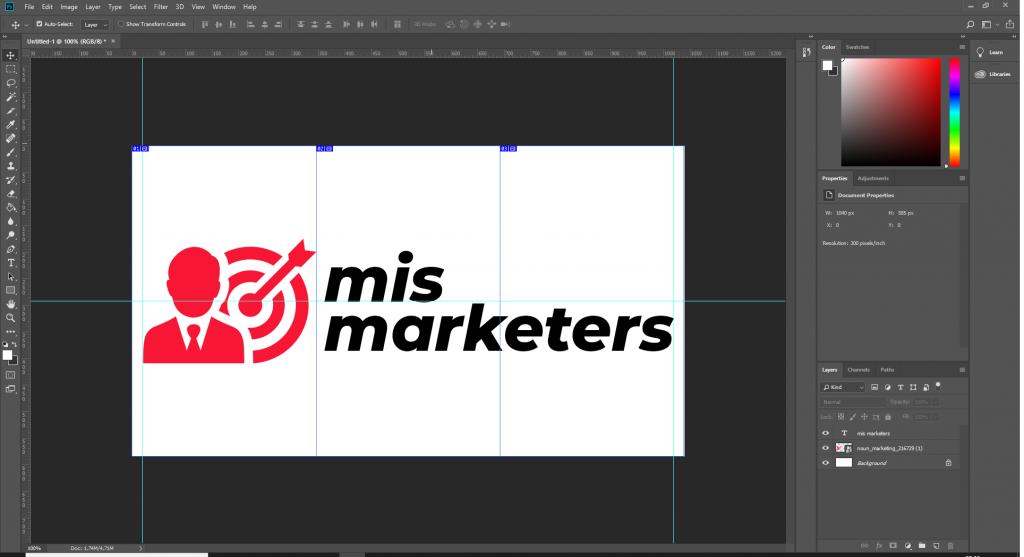 Mis Marketers Logo Photoshop
